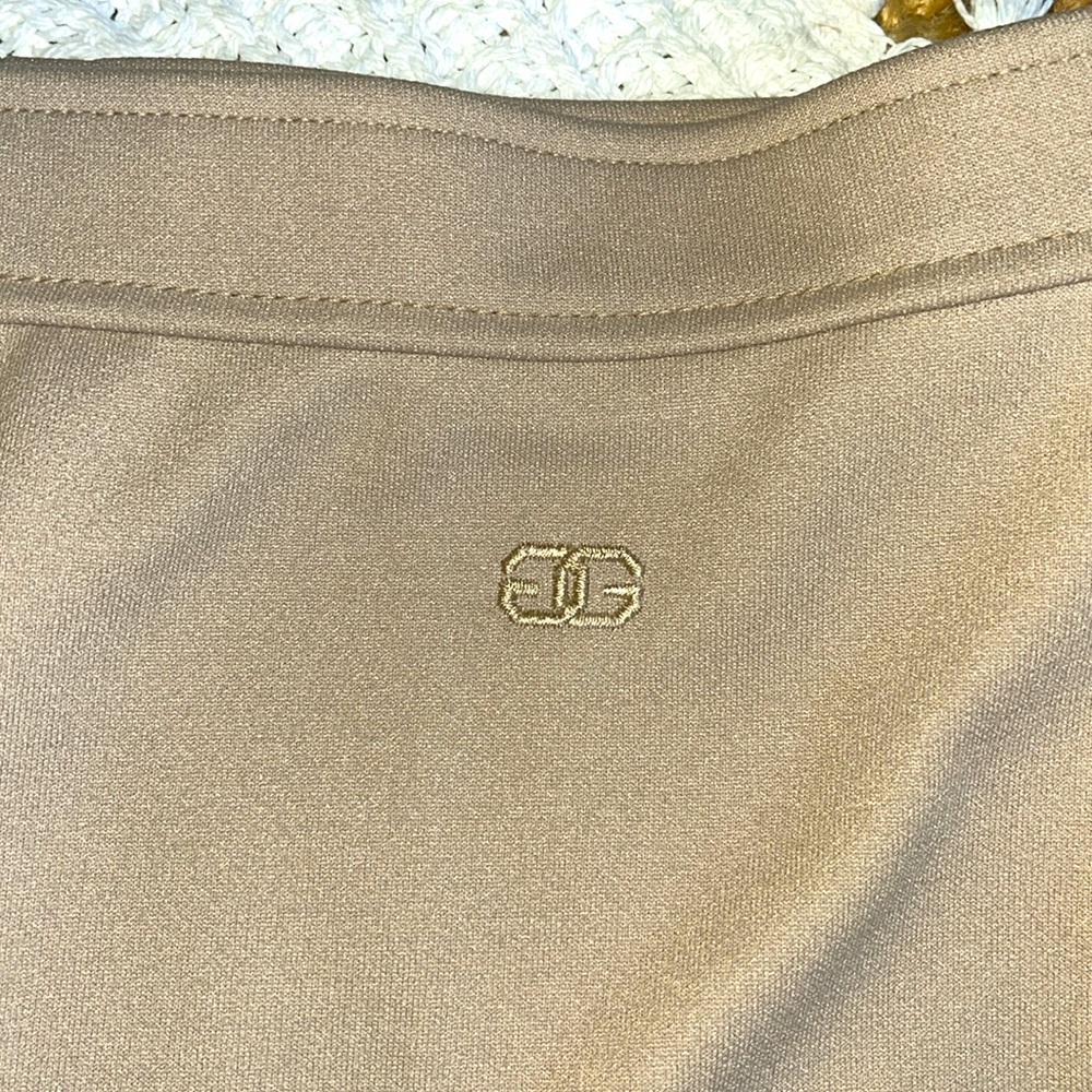 🚫Sold VTG Givenchy Sport Tan beige Hi Rise Knit Pant Sz 8 vintage deadstock w/ta - Picture 5 of 14